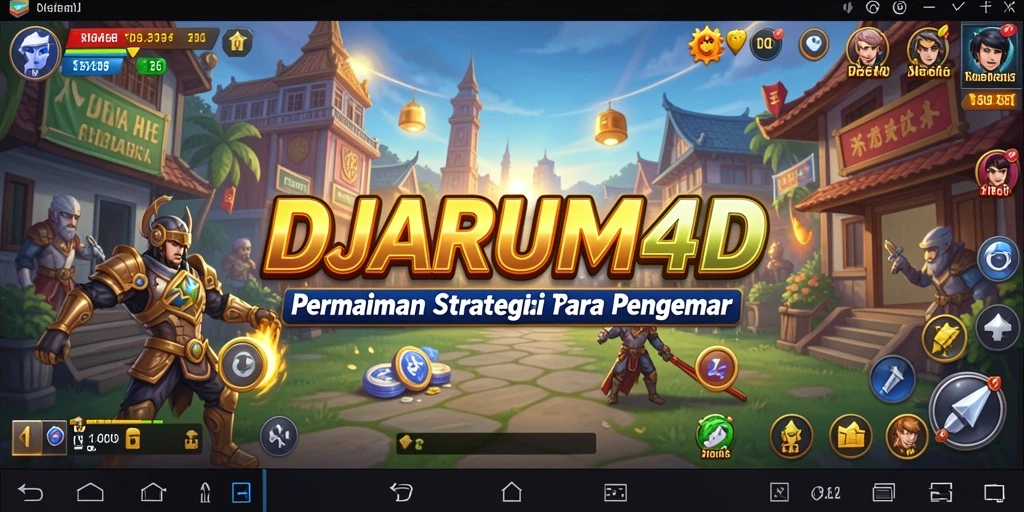 Screenshot DJARUM4D menampilkan pertempuran strategi mendebarkan.