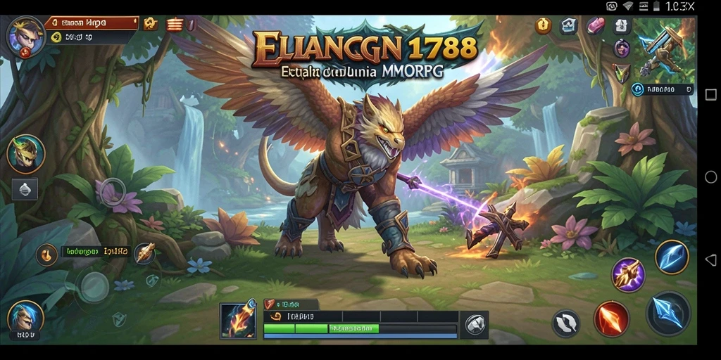 Screenshot gameplay ELANG178 menampilkan aksi mendebarkan dalam pertempuran MMORPG.