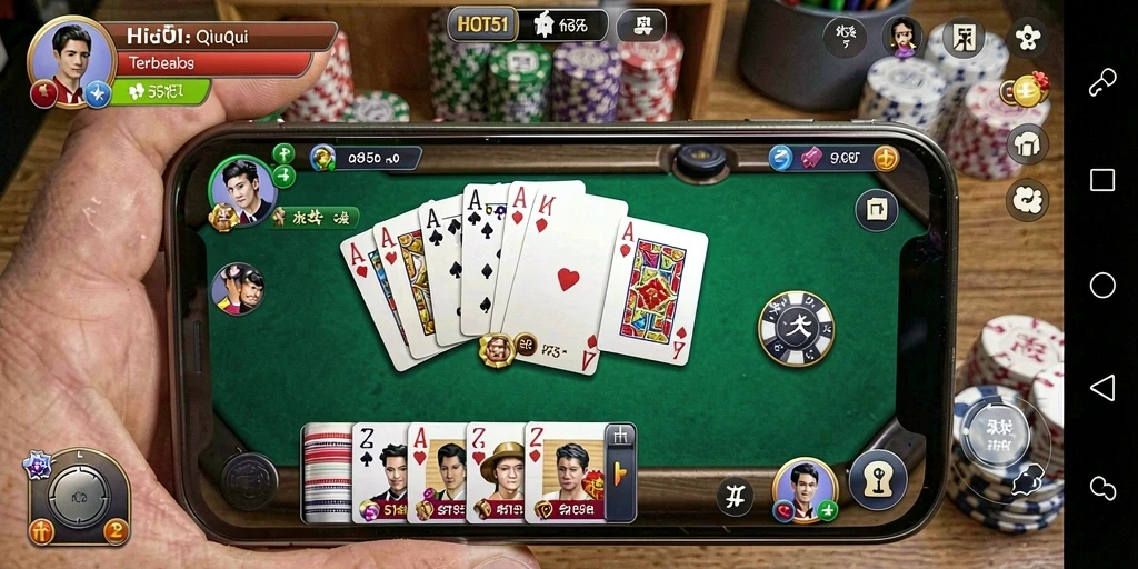 Gameplay HOT51 yang menarik dengan kartu QiuQiu.
