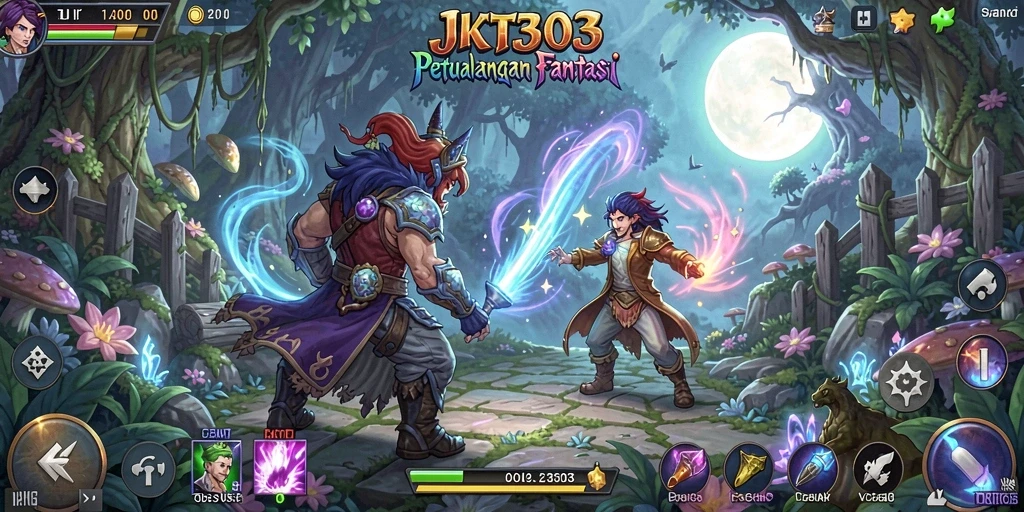 Tampilan gameplay <strong>JKT303</strong> yang mendebarkan dengan aksi RPG yang epik.