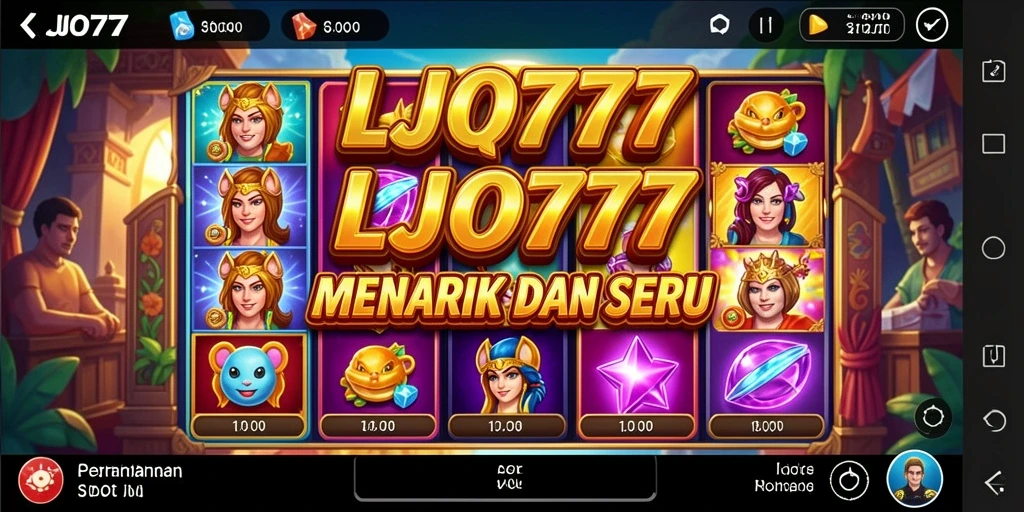 Screenshot LJO777 menampilkan serunya gameplay slot yang menarik.
