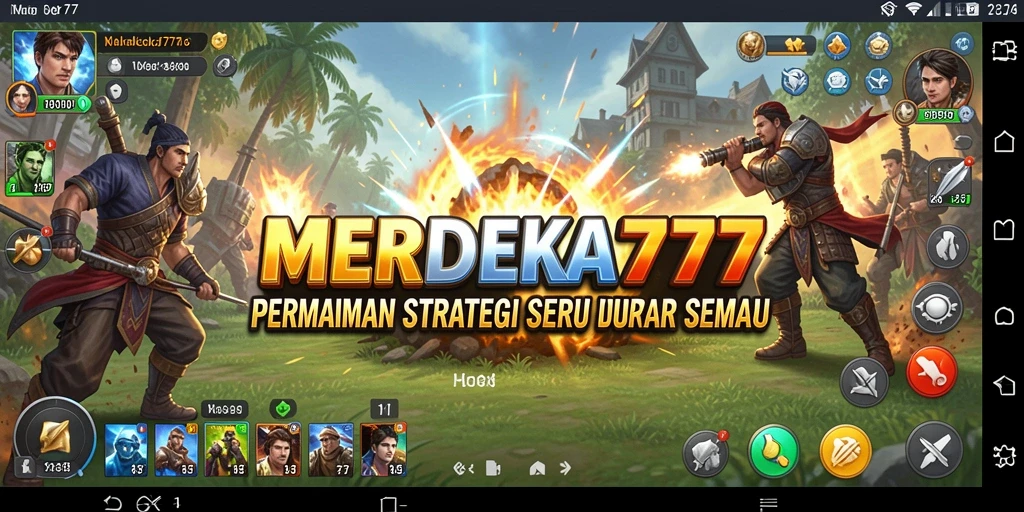Tampilan menarik dari gameplay <strong>MERDEKA777</strong> yang penuh strategi.