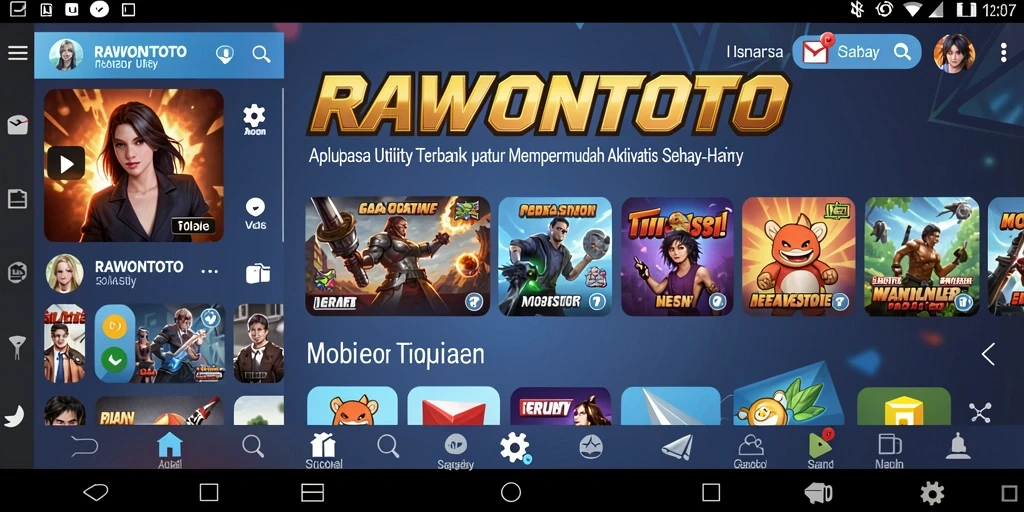 Tampilan antarmuka RAWONTOTO yang user-friendly dan fungsional.