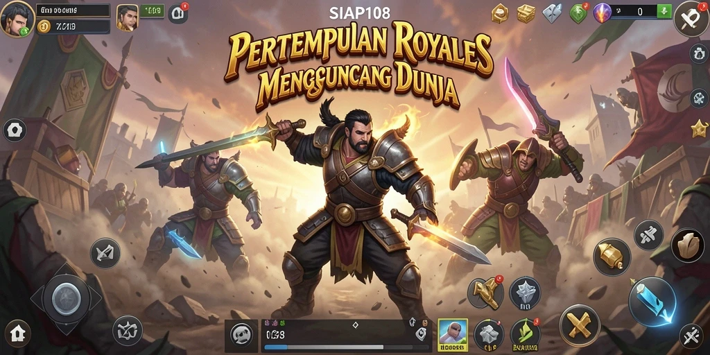 Tampilan seru gameplay Battle Royale di SIAP108 dengan aksi menegangkan.
