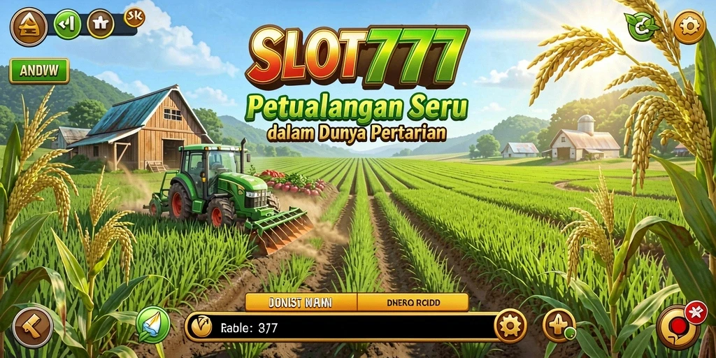 Screenshot gameplay yang menampilkan pengalaman bertani yang seru di SLOT777.